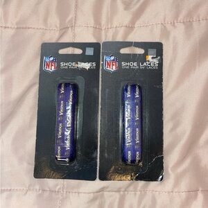 NFL Minnesota Vikings Shoe Lace Bundle (NWTS)